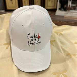 Corks are for Quitters Strapback Baseball Hat / Cap. Wine / Vino / Vineyard Life